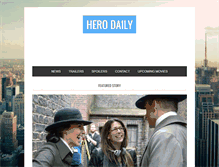 Tablet Screenshot of herodaily.com